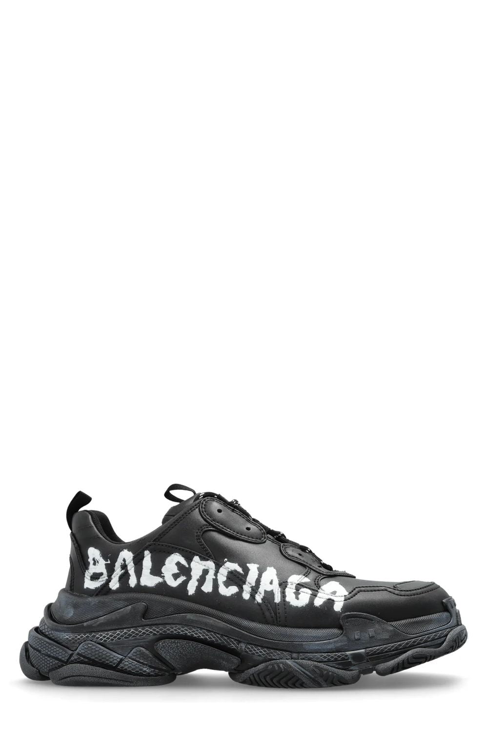BALENCIAGA Triple S Paint Logo Sneakers