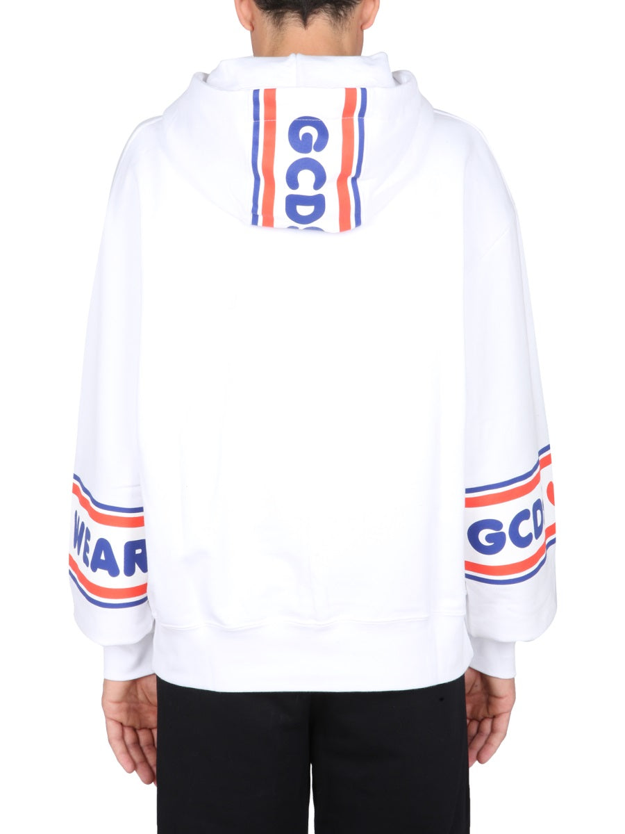 GCDS Cute Tape Logo Pullover Sweatshirt
