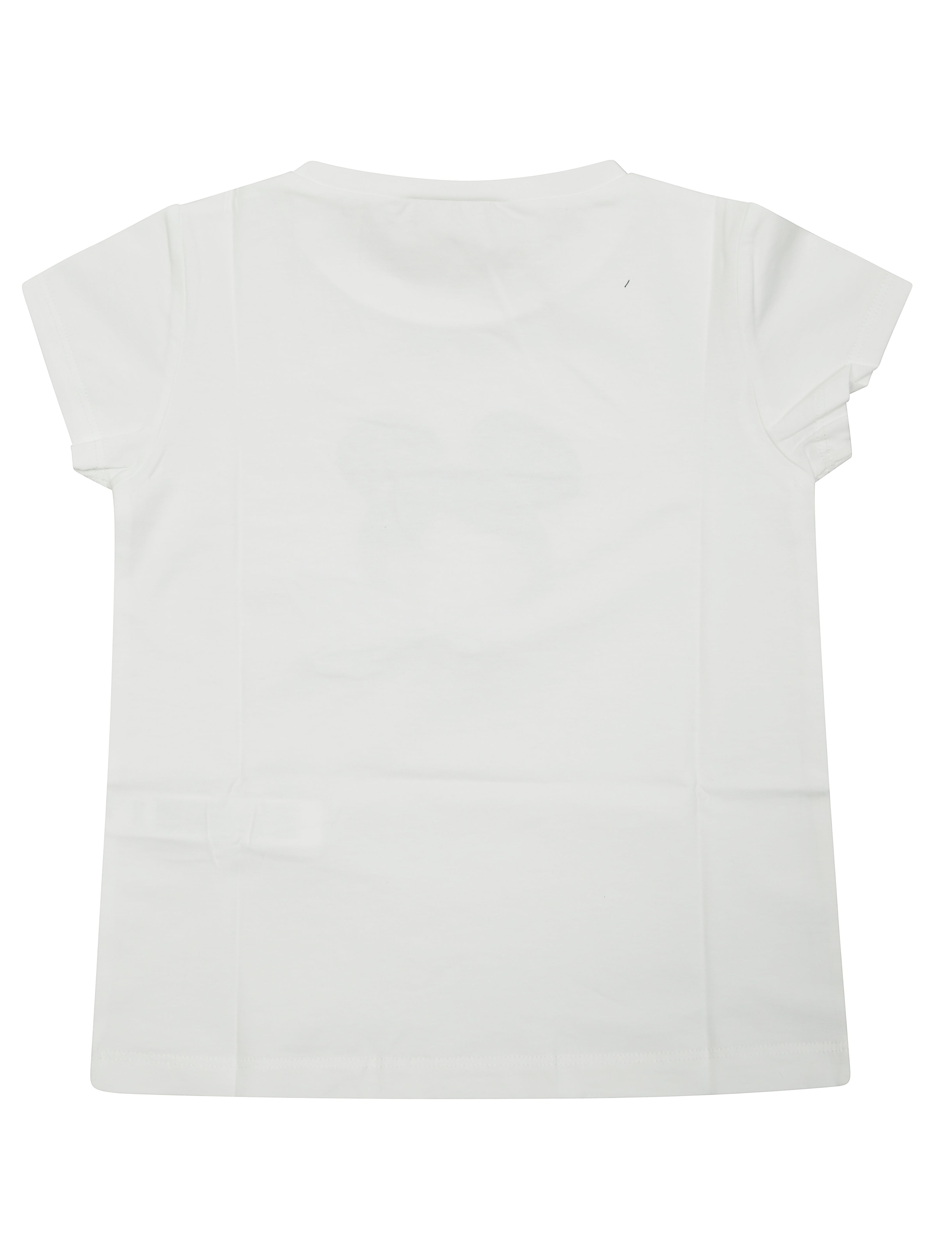 LIU JO KIDS Girls' Short Sleeve T-Shirt with Foulard Style