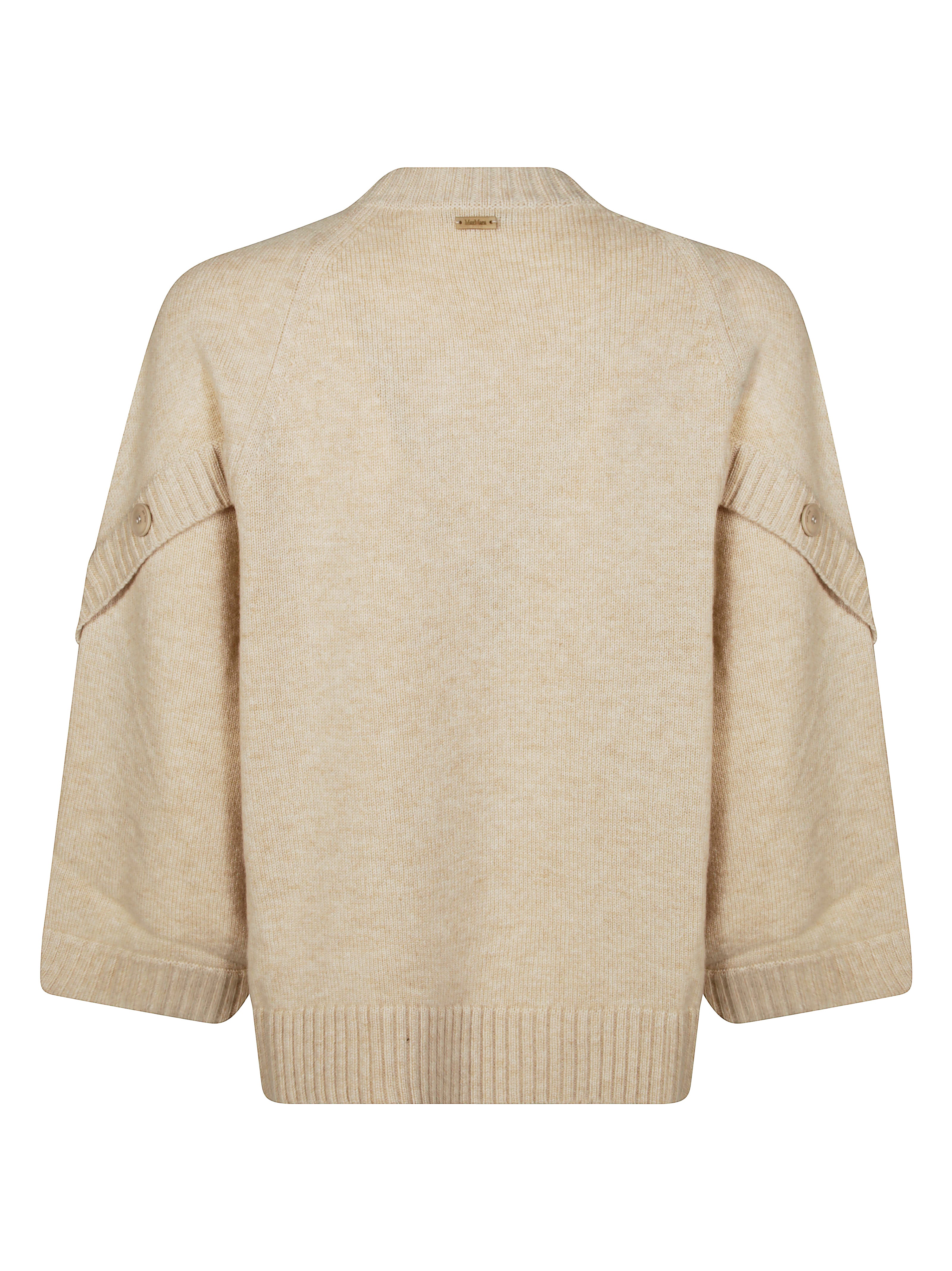 MAX MARA Button-Down Crew Neck Sweater
