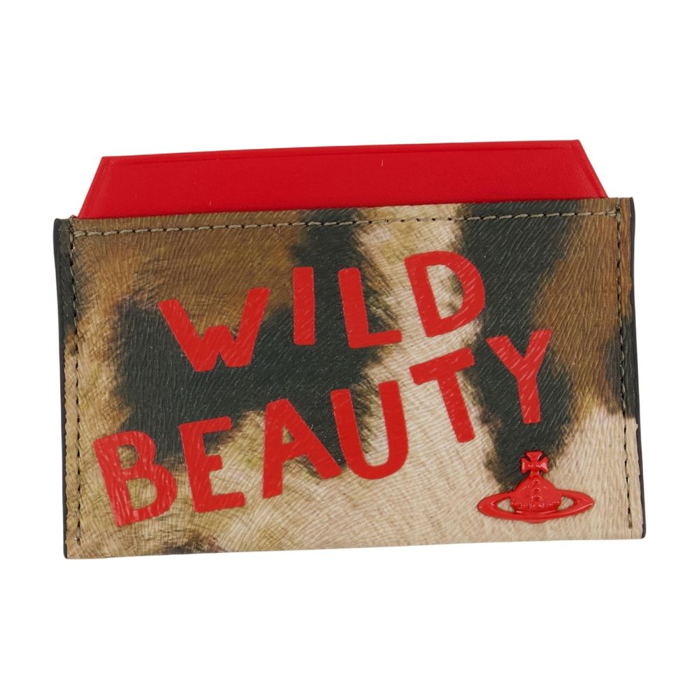 VIVIENNE WESTWOOD Mini Leather Flat Card Case