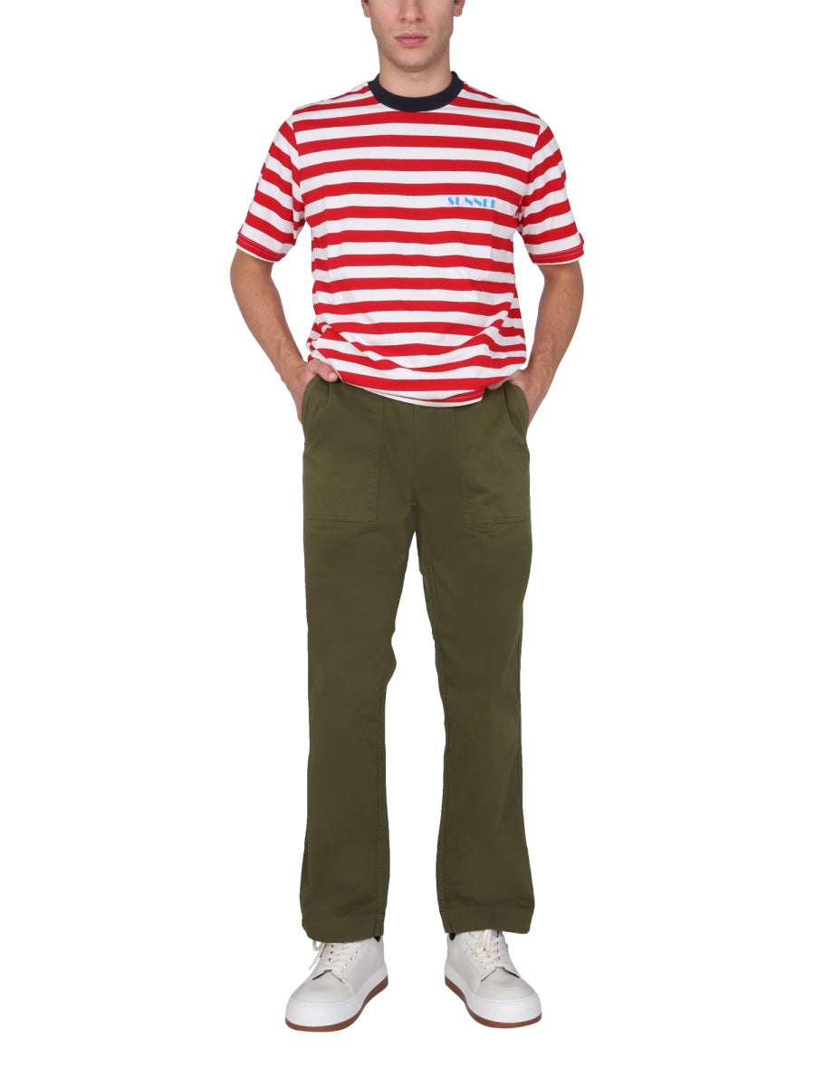 SUNNEI X ELEONORA BONUCCI Unisex Crew Neck T-Shirt with Mini Logo