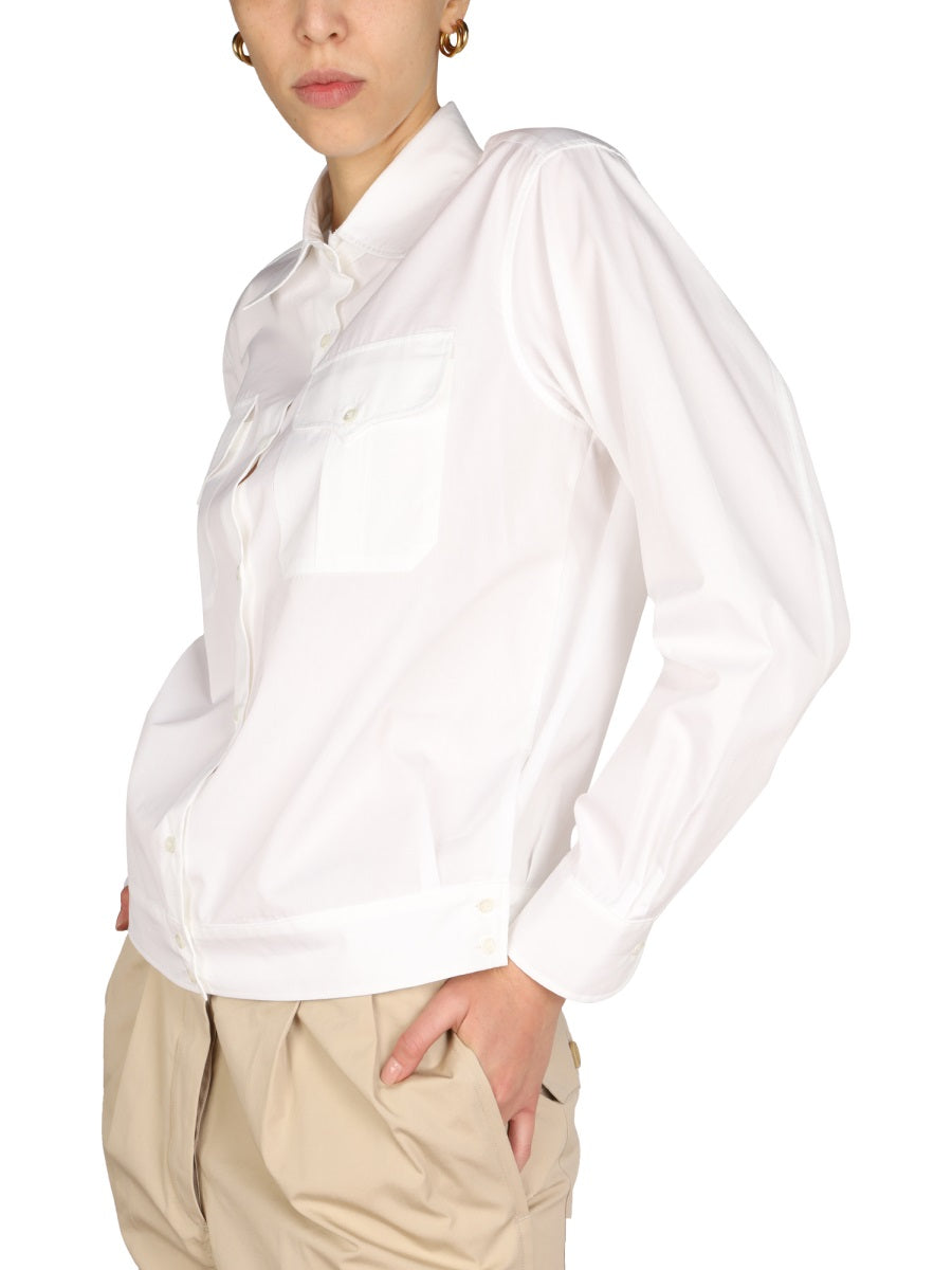 ASPESI Women's Cotton Pointed Collar Shirt