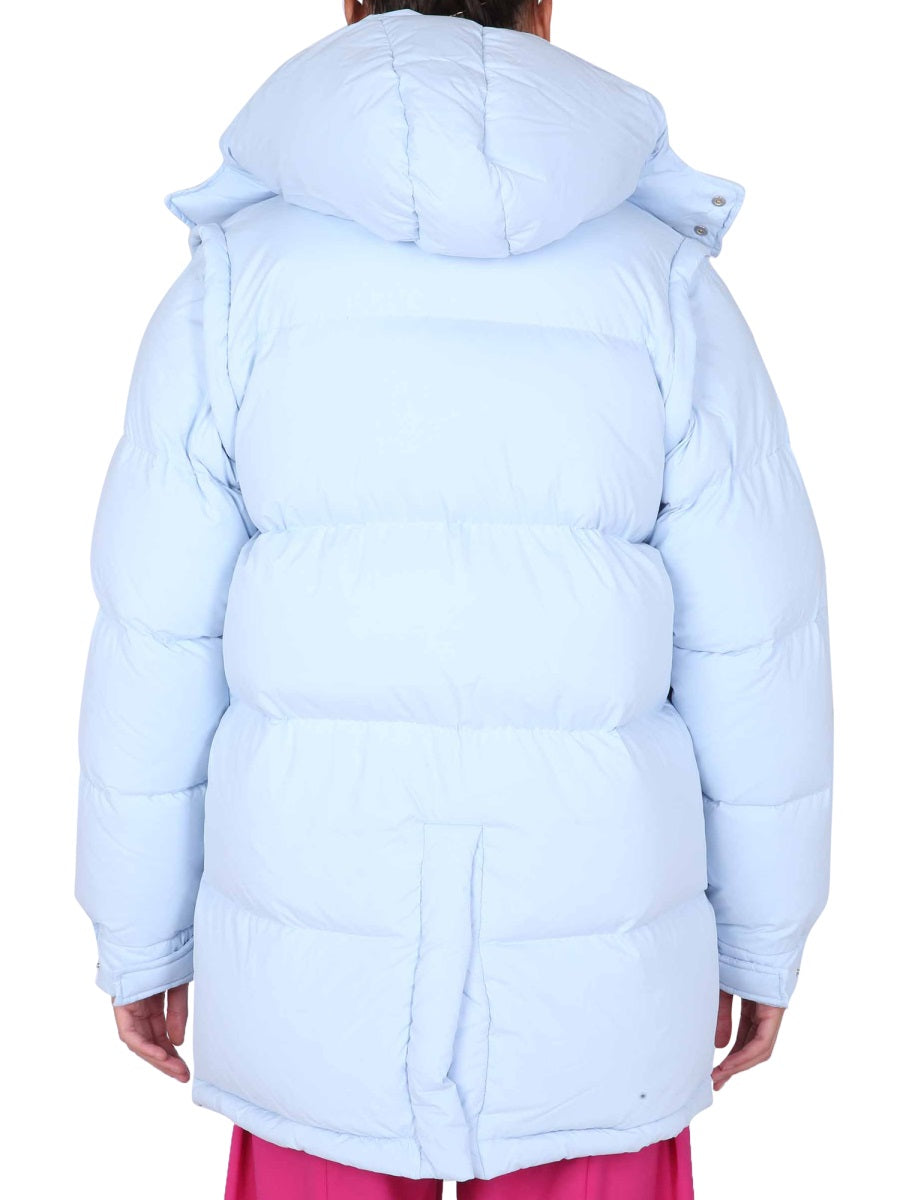 SUNNEI X ELEONORA BONUCCI Unisex Puffy Down Jacket with Removable Hood