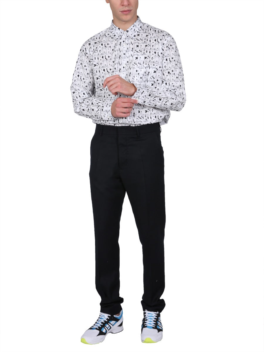 COMME DES GARCONS SHIRT KAWS Collaboration Classic Collar Shirt