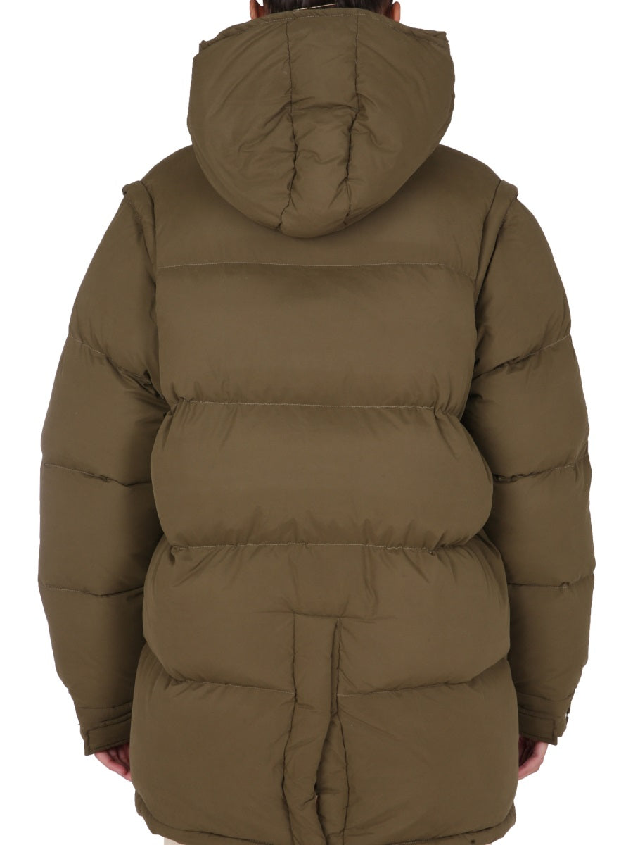 SUNNEI X ELEONORA BONUCCI Unisex Removable Hood Puffy Down Jacket