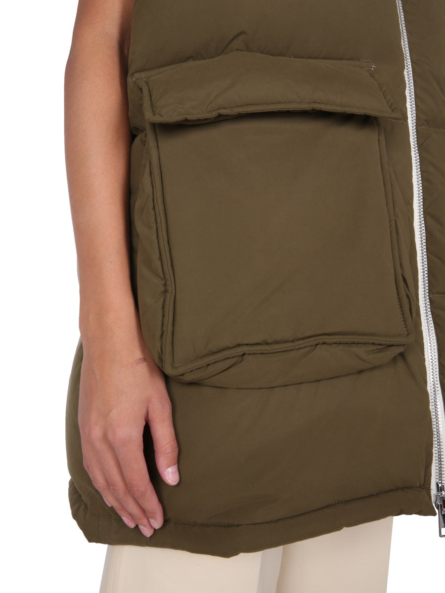 SUNNEI X ELEONORA BONUCCI Unisex Removable Hood Puffy Down Jacket