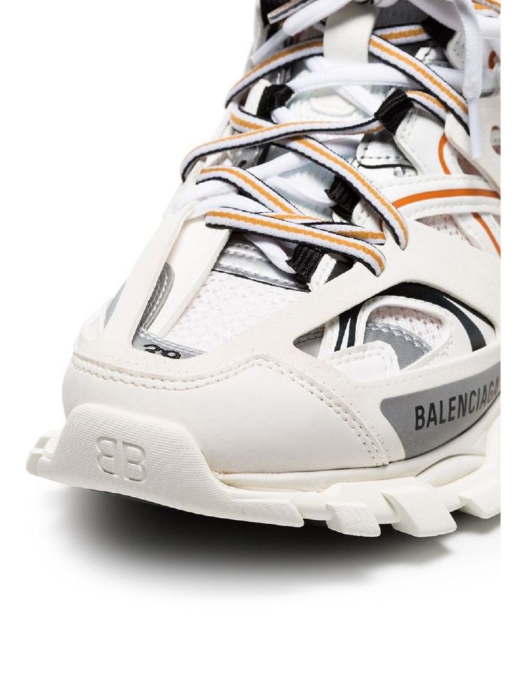 BALENCIAGA Multicolor Mesh and Rubber Track Sneakers for Women