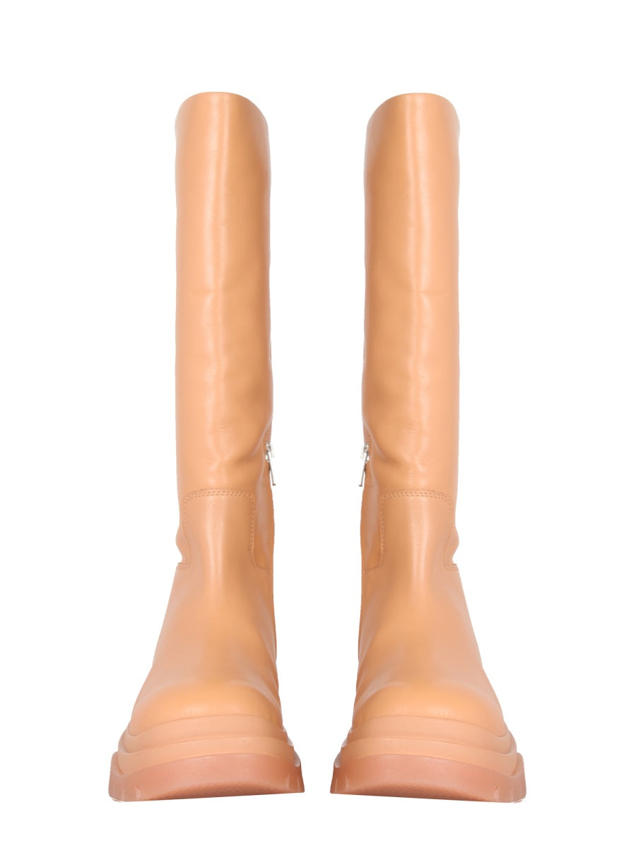 ASH Women’s Premium Combat Boots with Rubber Sole - 6 cm Heel