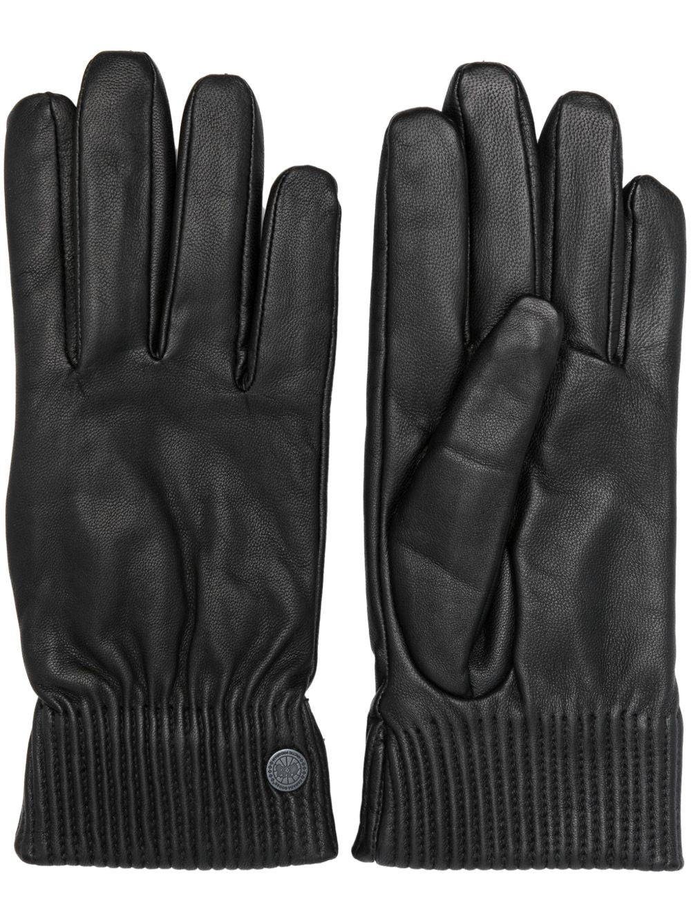 CANADA GOOSE Leather Touchscreen Gloves for Women