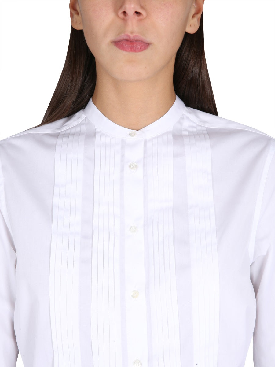 ASPESI Korean Collar Button-Up Shirt for Women