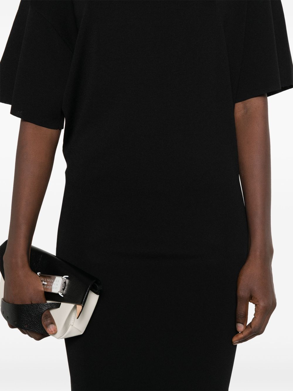 HERSKIND Elegant Roll Neck Short Sleeve Dress