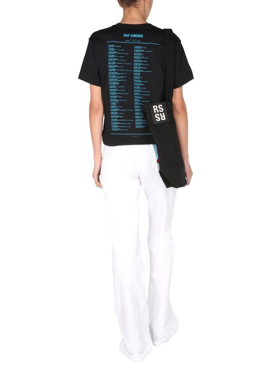 RAF SIMONS Ataraxia Crew Neck T-Shirt for Women
