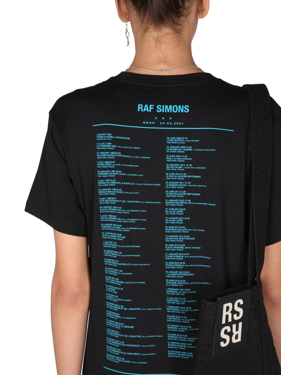 RAF SIMONS Ataraxia Crew Neck T-Shirt for Women