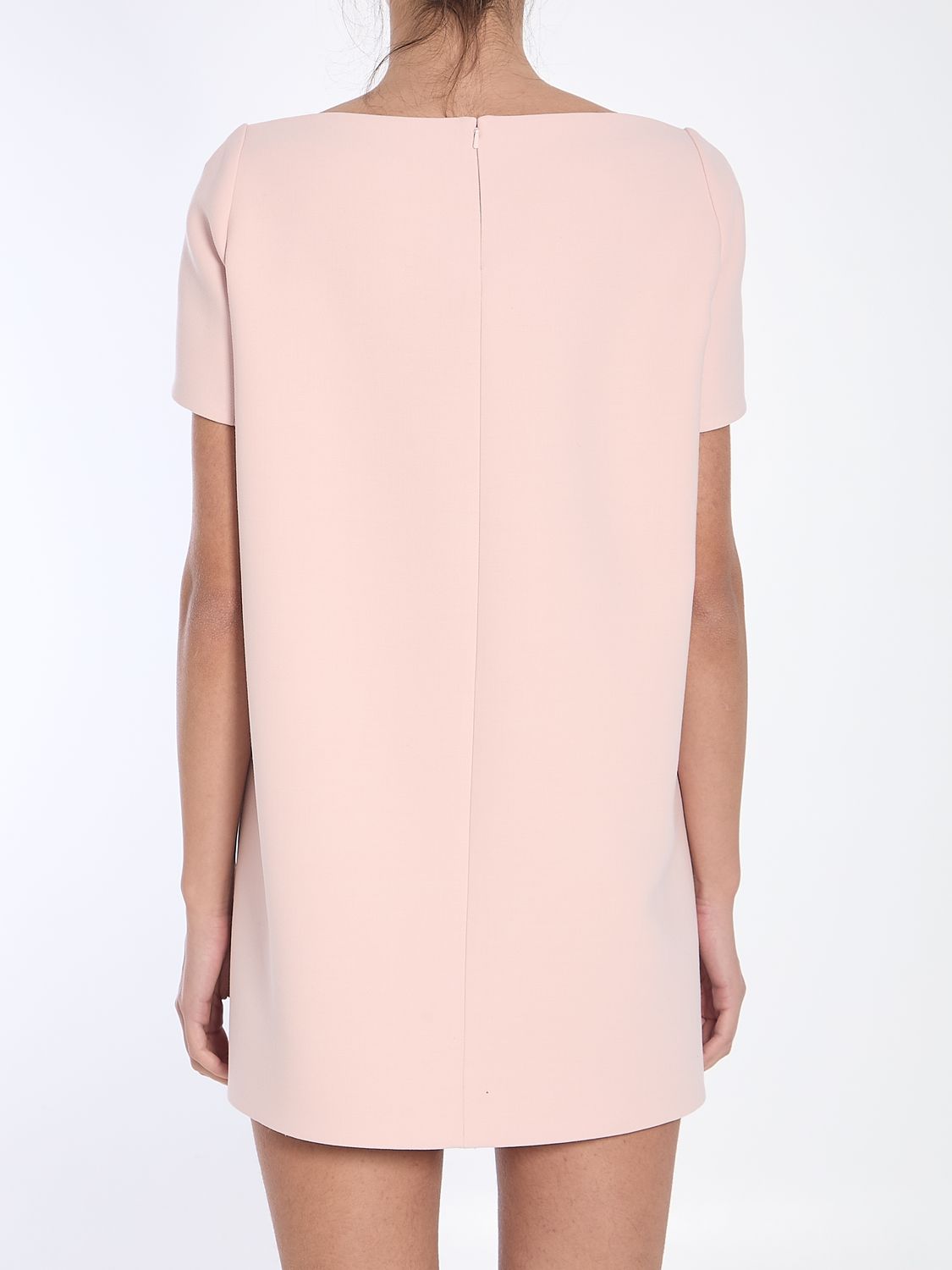 KHAITE Mini Dress with Squared Neckline