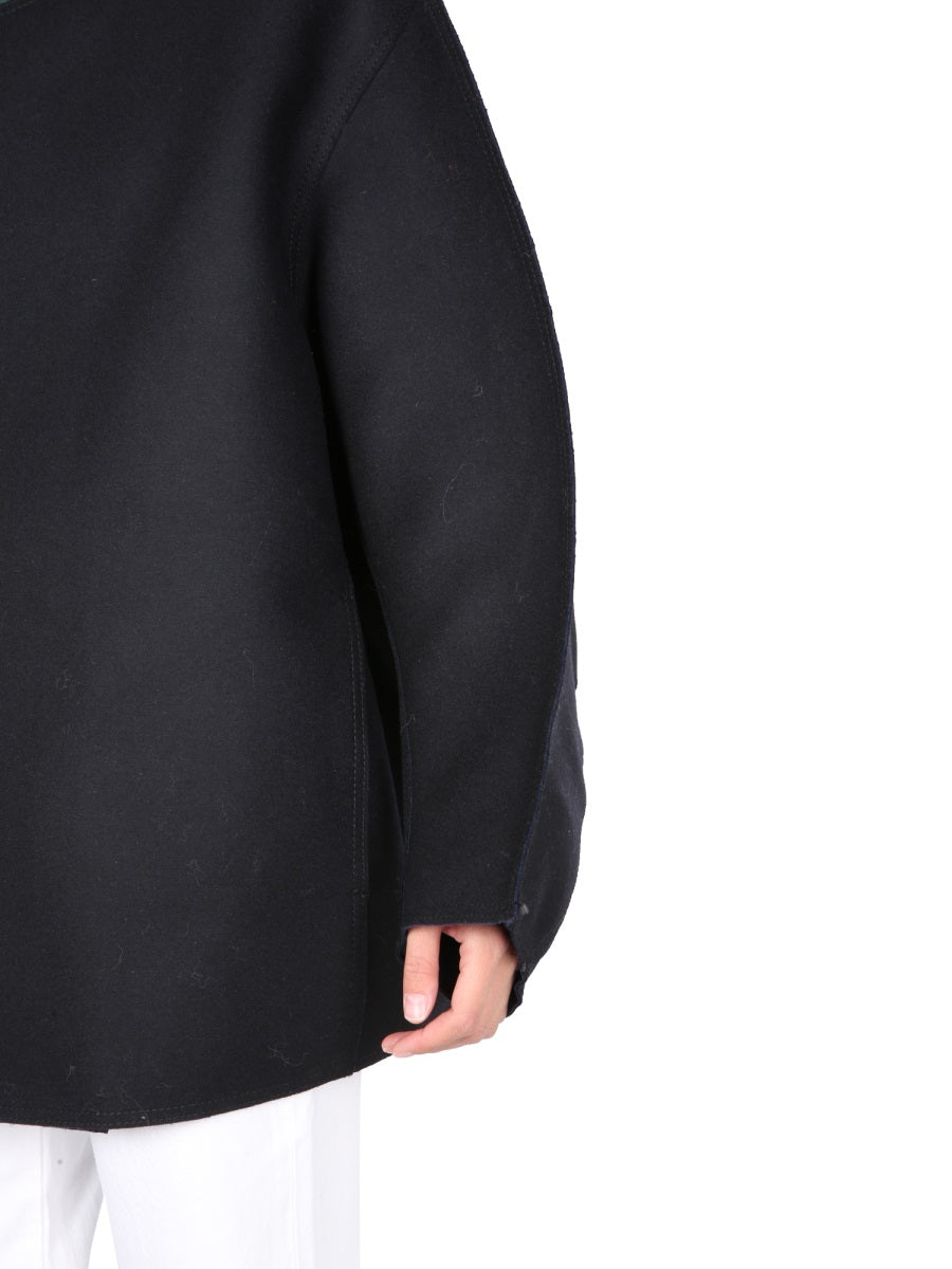 SUNNEI Unisex Loose Fit Asymmetrical Jacket