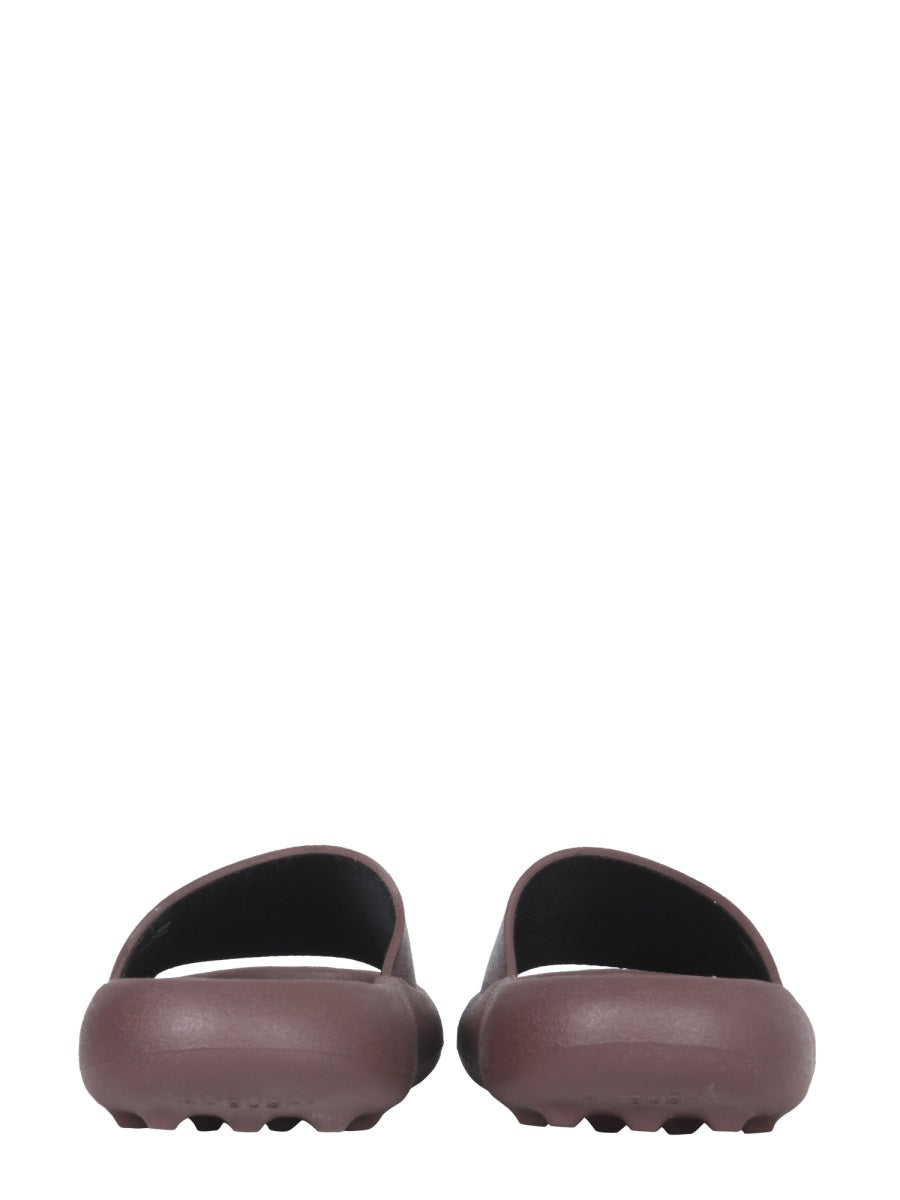 AMBUSH Elevated Rubber Slide Sandals with 4 cm Sole