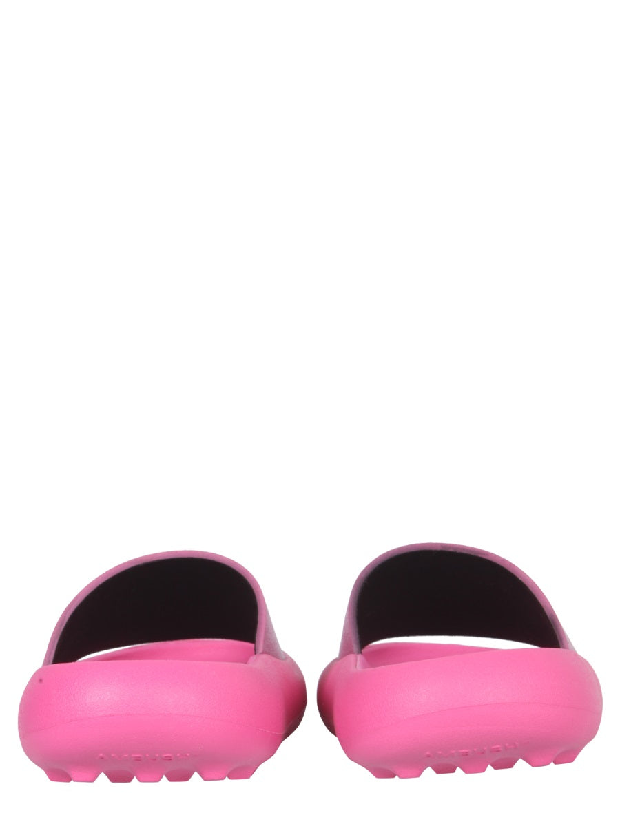 AMBUSH Stylish Rubber Slide Sandals with 4 cm Sole for Women
