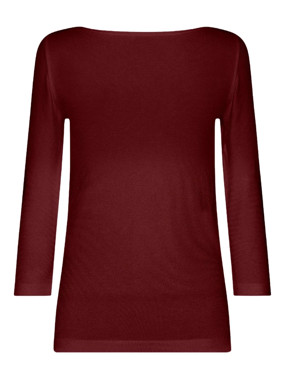 WOLFORD Boat-Neck Sweater with Three-Quarter Sleeves