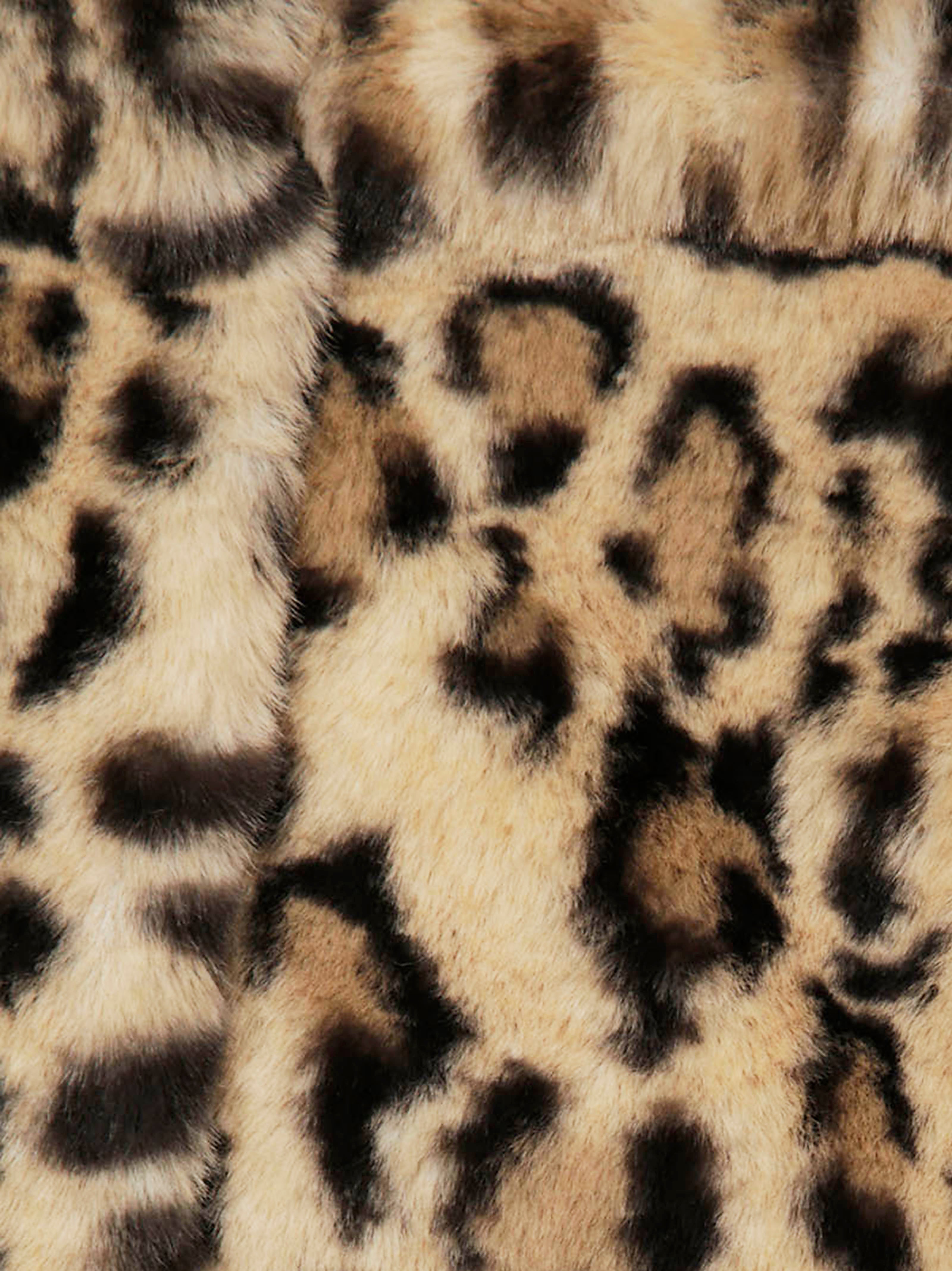 LIU JO KIDS Mini Eco-Fur Leopard Jacket