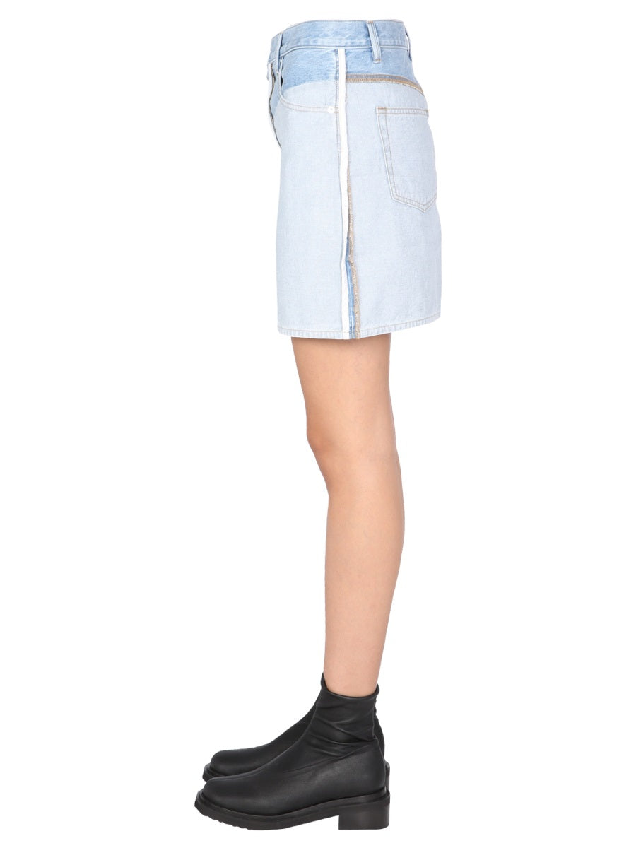 HELMUT LANG Reversible Denim Skirt - FW21