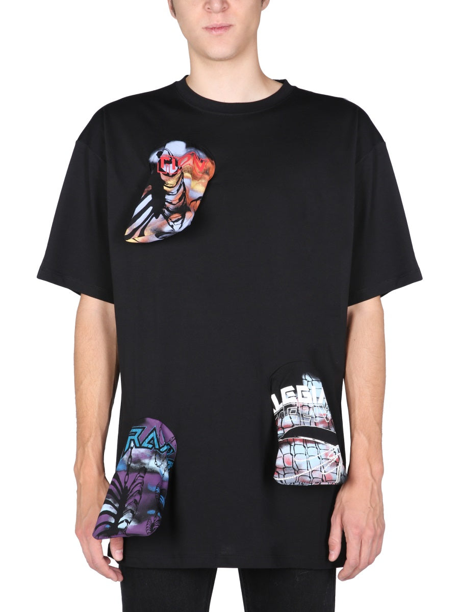 RAF SIMONS Graphic Crew Neck T-Shirt for Men
