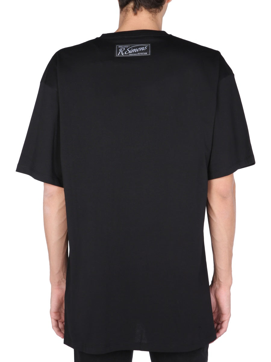 RAF SIMONS Graphic Crew Neck T-Shirt for Men
