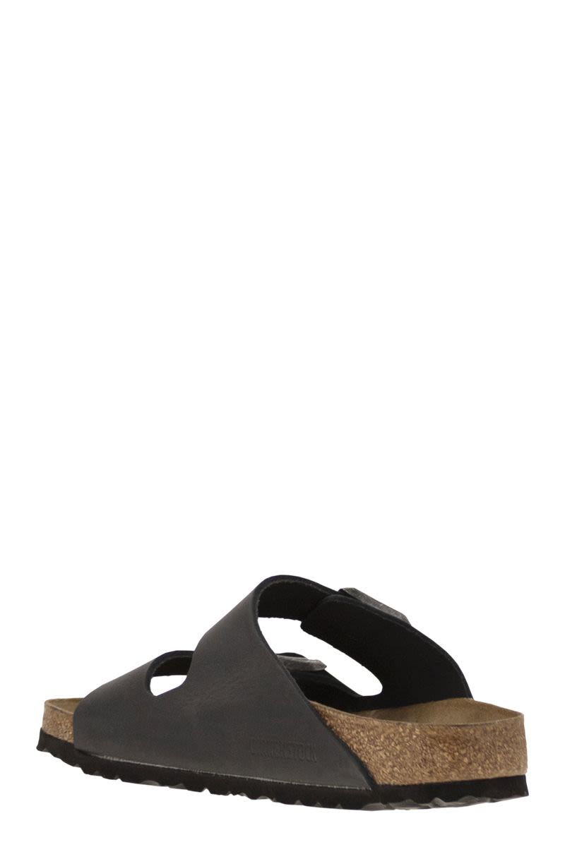 BIRKENSTOCK Arizona Leather Comfort Sandal - Narrow Fit