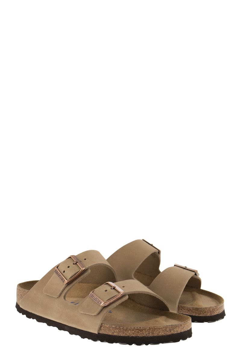 BIRKENSTOCK Leather Slip-On Sandal with Adjustable Buckles