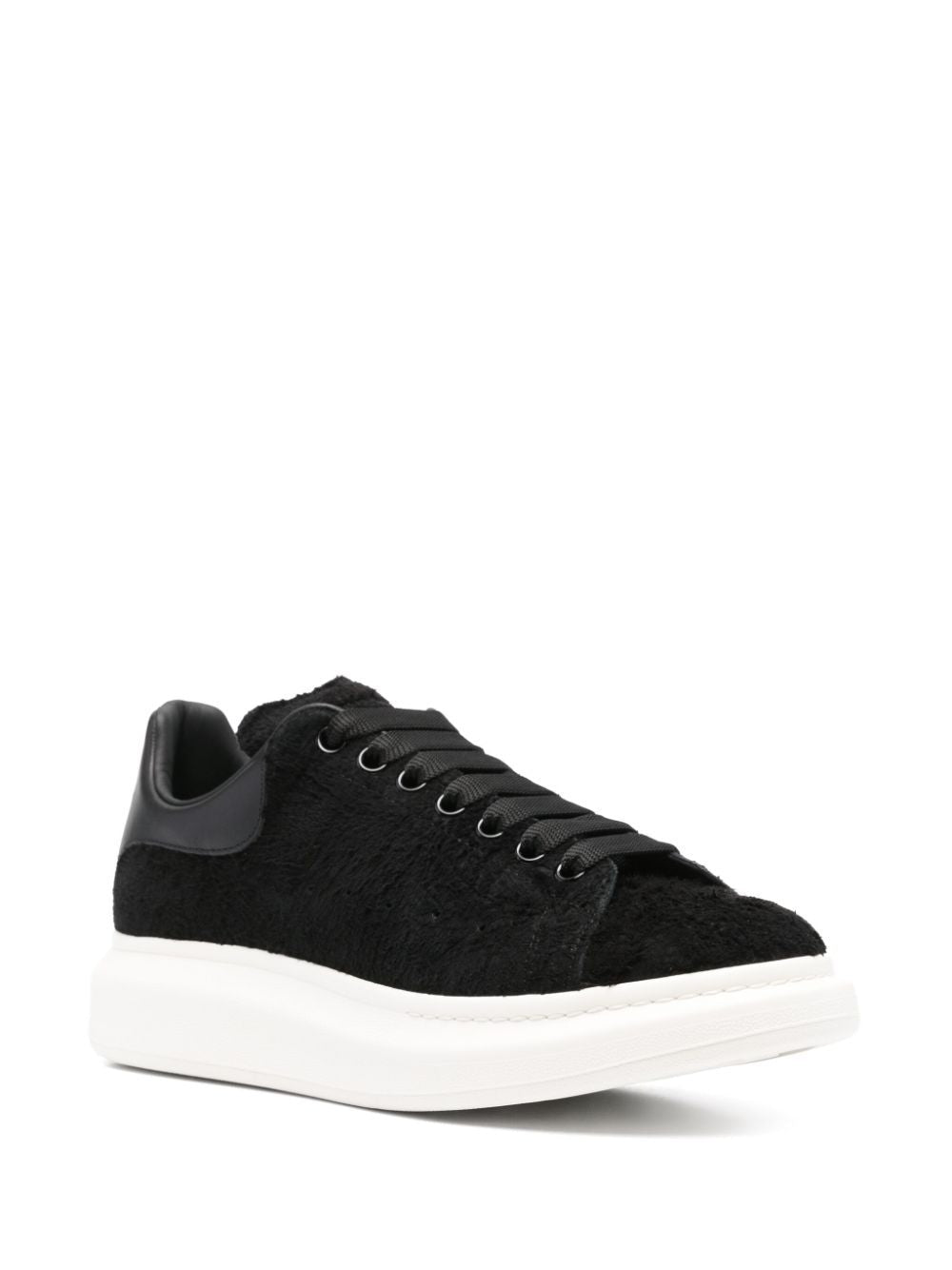 ALEXANDER MCQUEEN Men's Premium Leather Sneakers with Rubber Sole