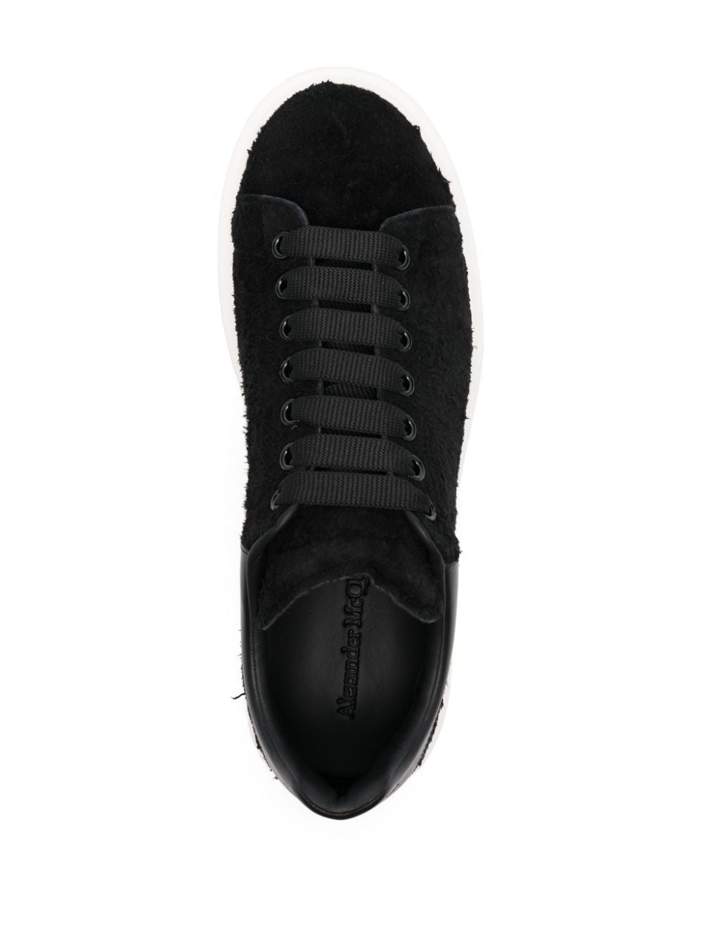 ALEXANDER MCQUEEN Men's Premium Leather Sneakers with Rubber Sole