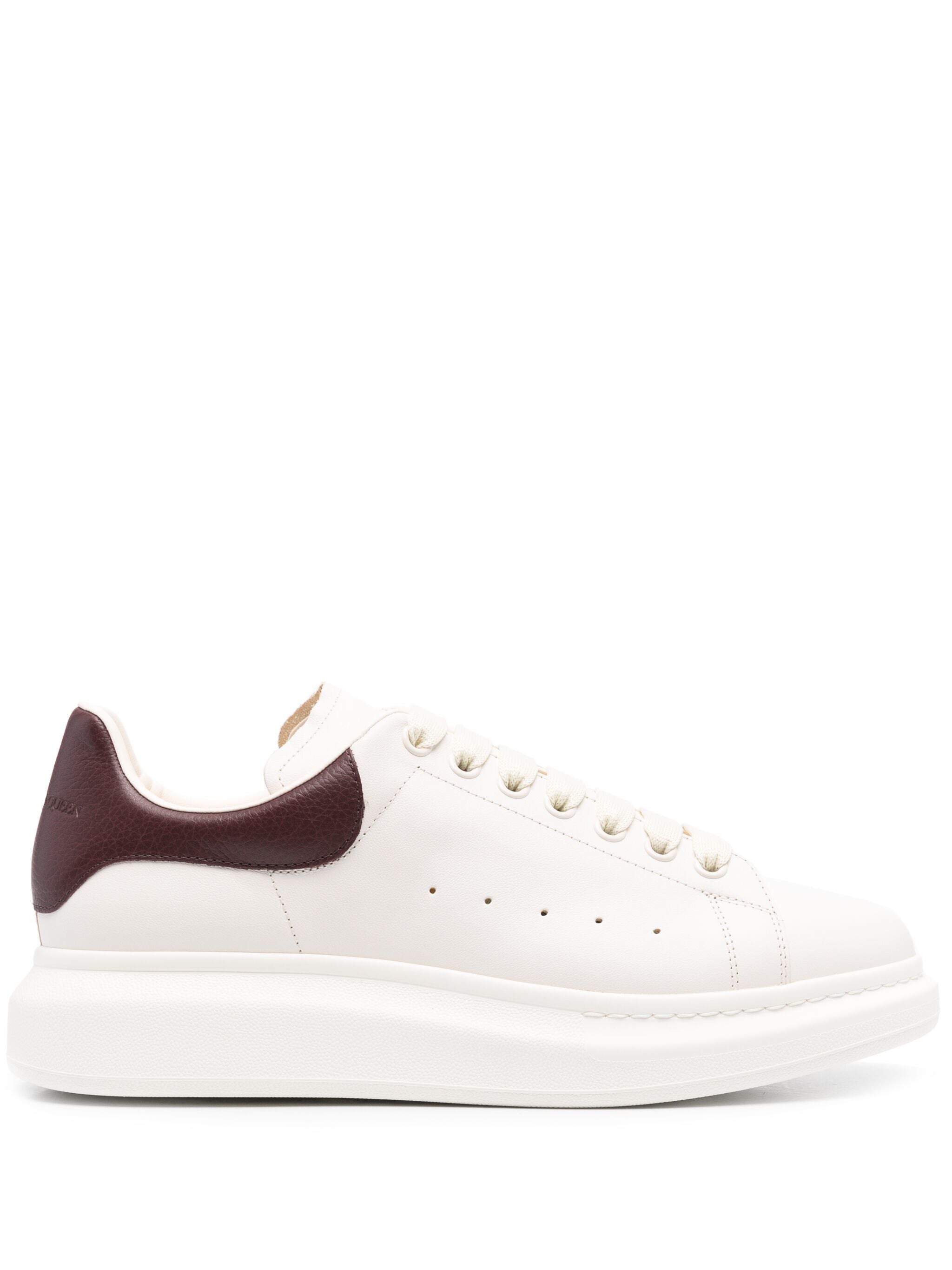 ALEXANDER MCQUEEN Oversized Leather Sneakers for Men - SS25 Collection