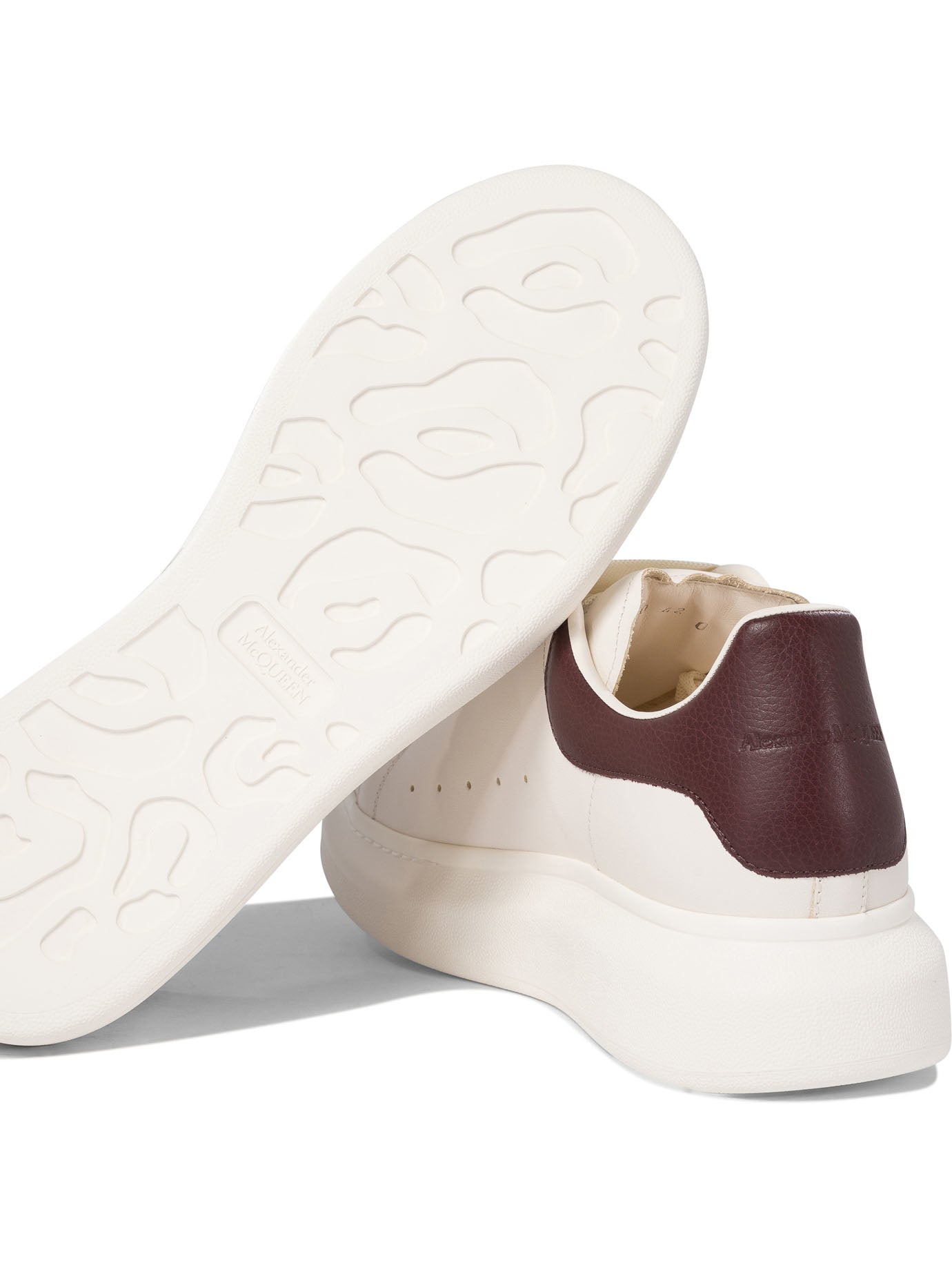 ALEXANDER MCQUEEN Oversized Leather Sneakers for Men - SS25 Collection