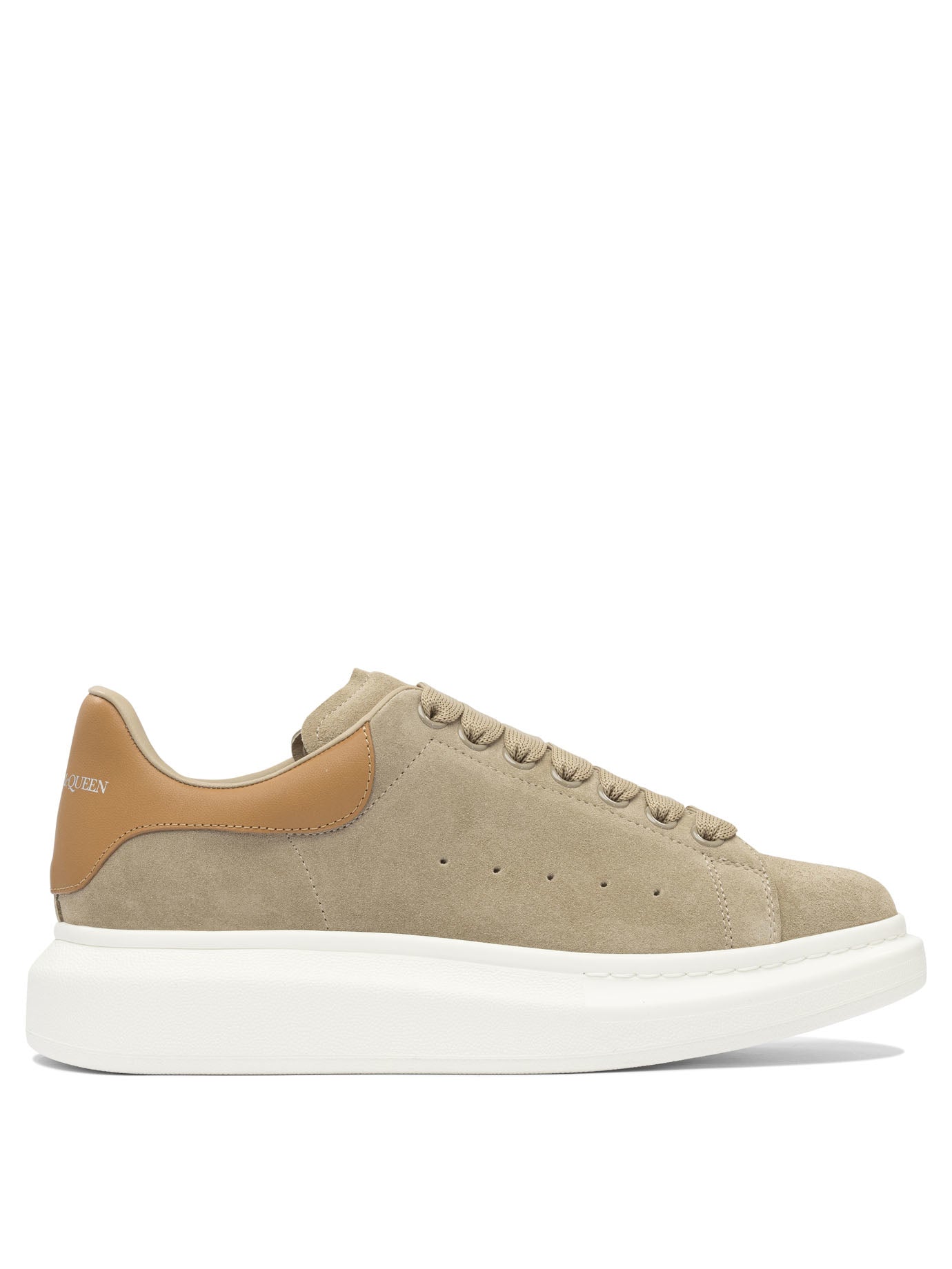 ALEXANDER MCQUEEN Leather Upper and Rubber Sole Sneakers for Men