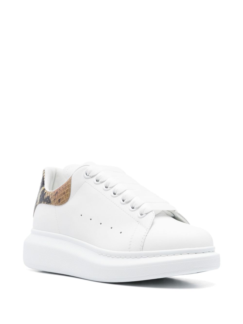 ALEXANDER MCQUEEN Oversize Leather Sneakers for Women