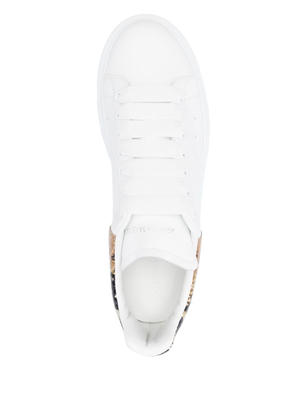 ALEXANDER MCQUEEN Oversize Leather Sneakers for Women
