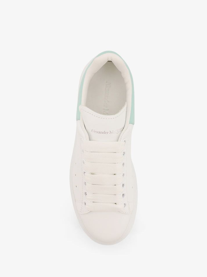 ALEXANDER MCQUEEN Stylish Leather Sneakers with Heel for Women