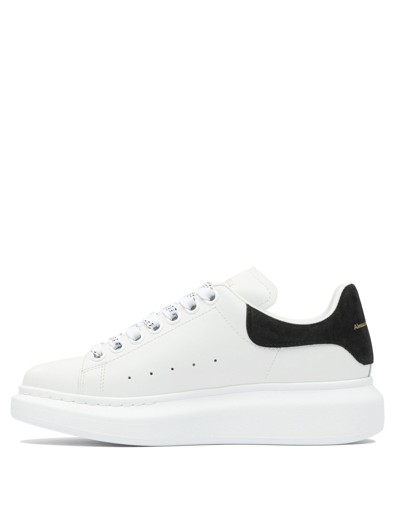 ALEXANDER MCQUEEN Leather Chunky Sneaker with Additional Lace Set