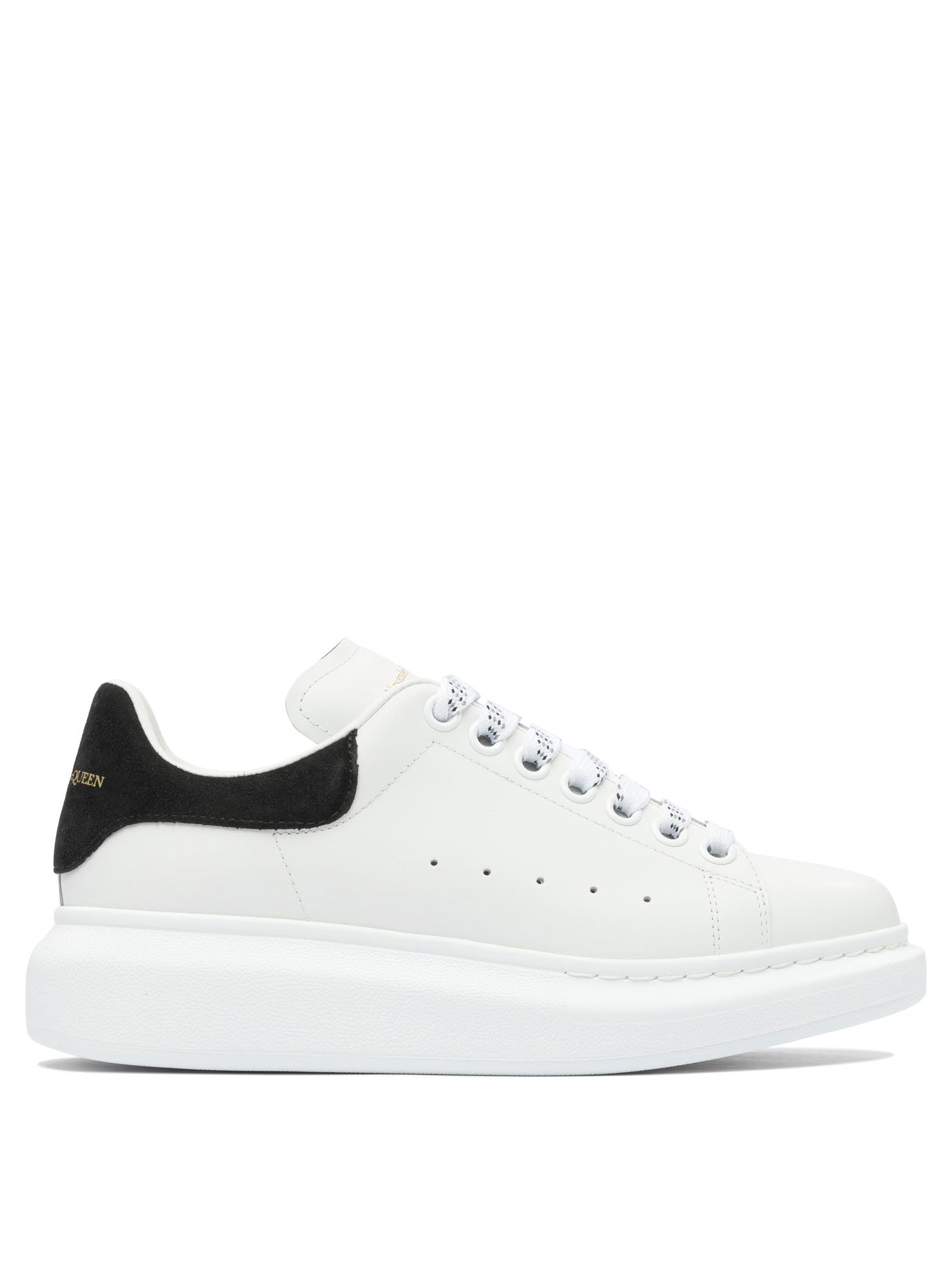 ALEXANDER MCQUEEN Leather Chunky Sneaker with Additional Lace Set