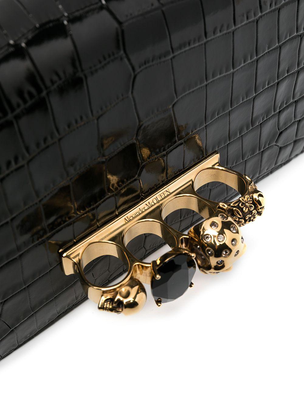ALEXANDER MCQUEEN Jeweled Satchel Handbag