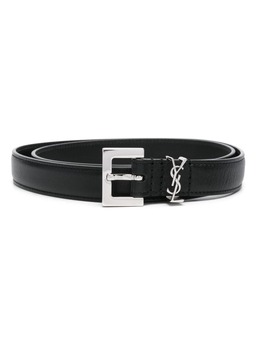 SAINT LAURENT Slim Cassandre Belt
