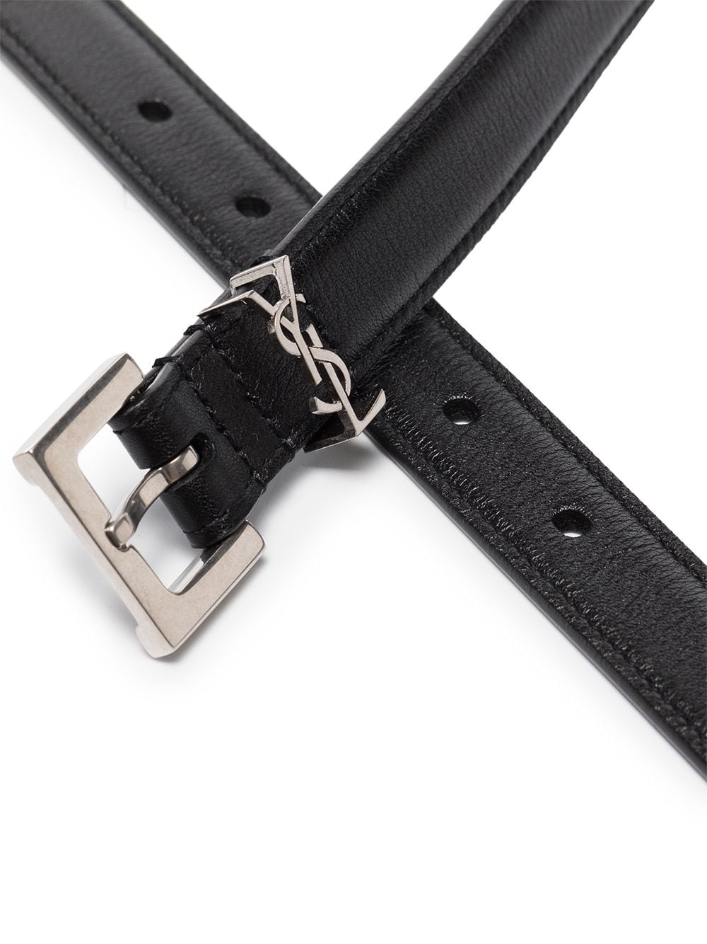 SAINT LAURENT Thin Cassandras Belt for Women