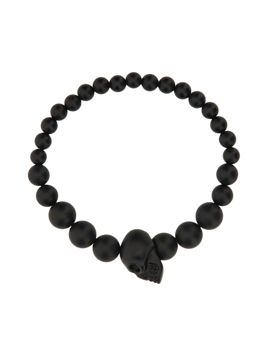 ALEXANDER MCQUEEN Skull Multi-Beaded Resin Bracelet