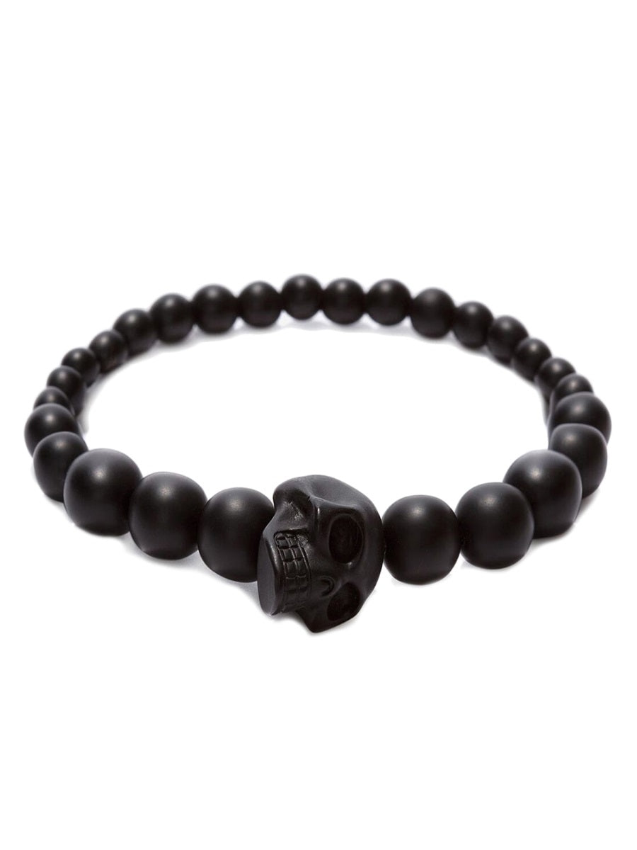 ALEXANDER MCQUEEN Skull Multi-Beaded Resin Bracelet
