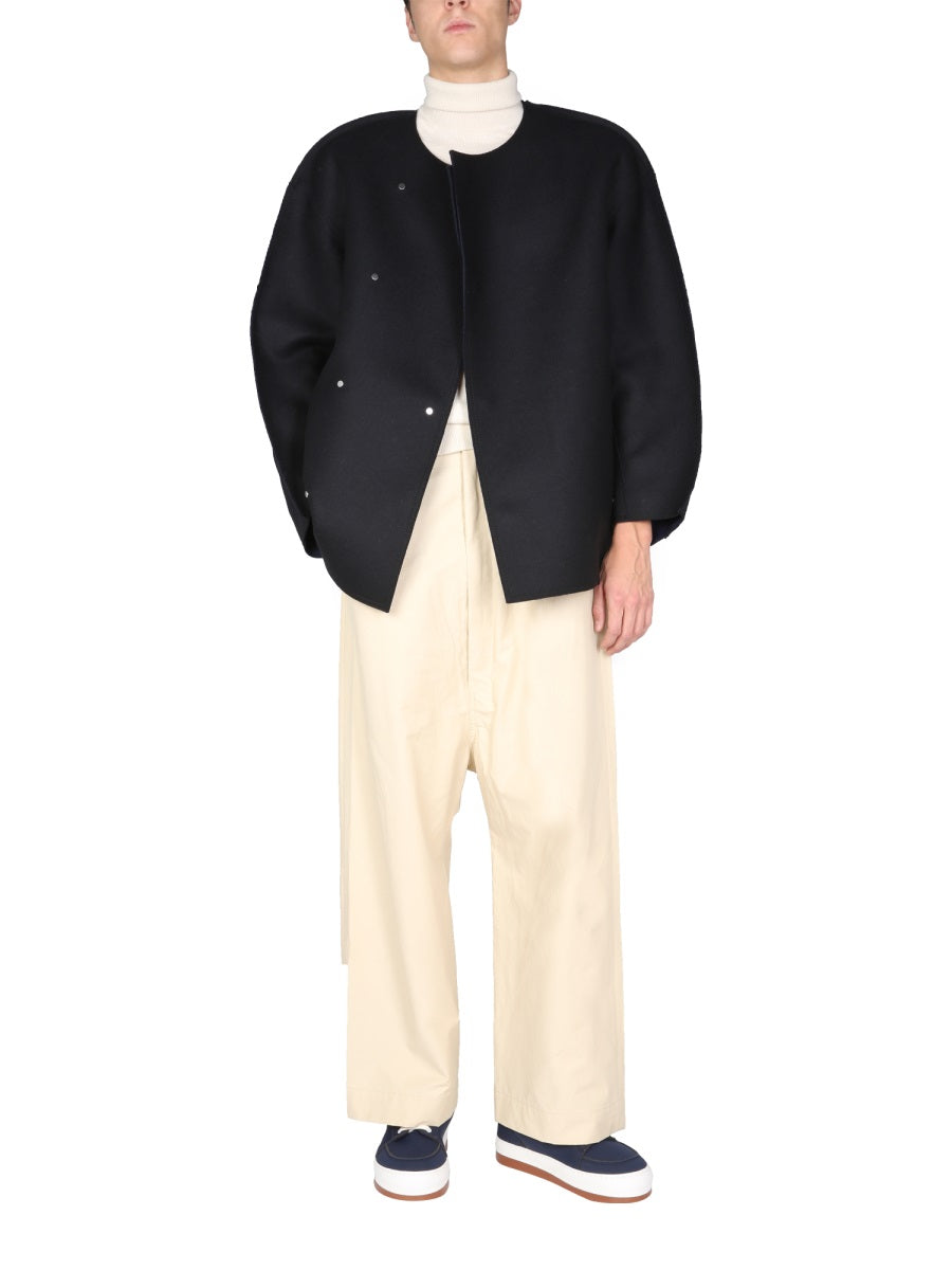 SUNNEI Unisex Loose Fit Asymmetrical Jacket