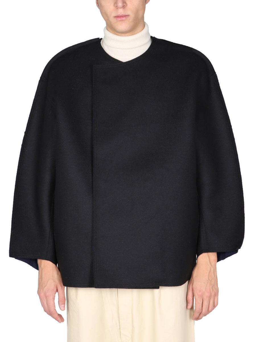 SUNNEI Unisex Loose Fit Asymmetrical Jacket