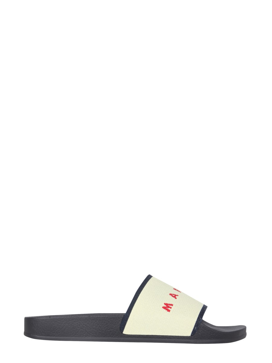 MARNI Logo Slide Sandals for Women - 3 cm Sole Height