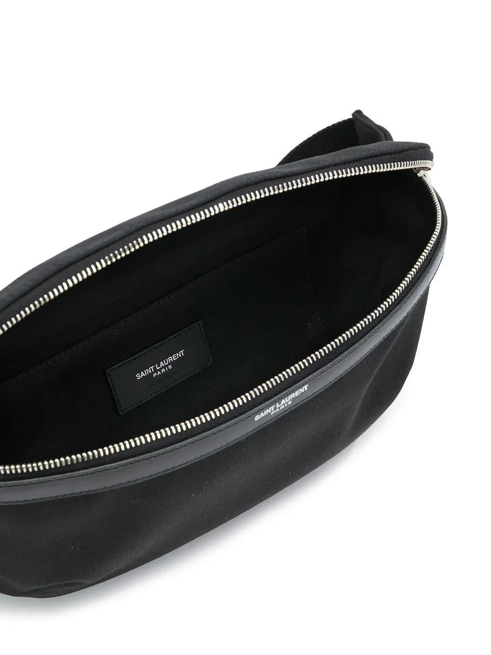 SAINT LAURENT Mini Canvas Pouch Handbag