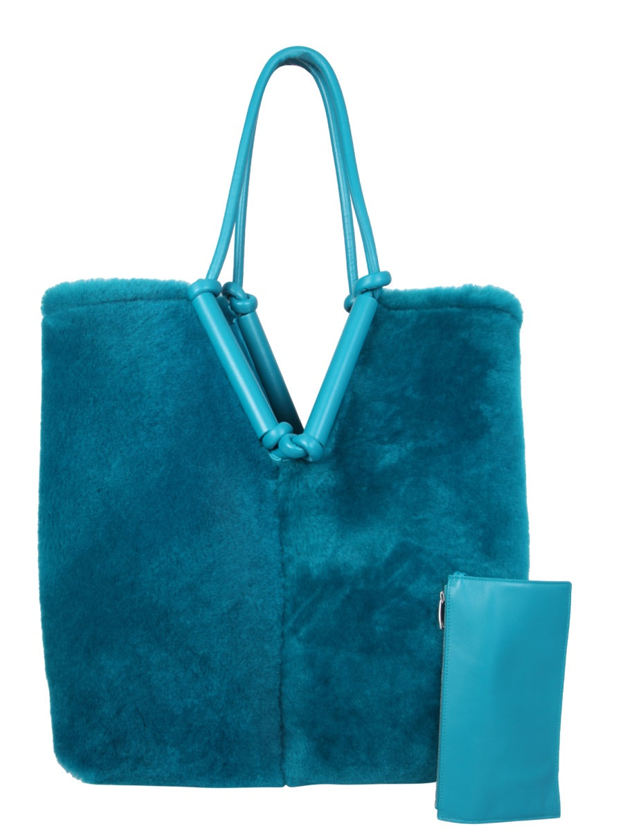 BOTTEGA VENETA Double Handle Bolster Tote Handbag