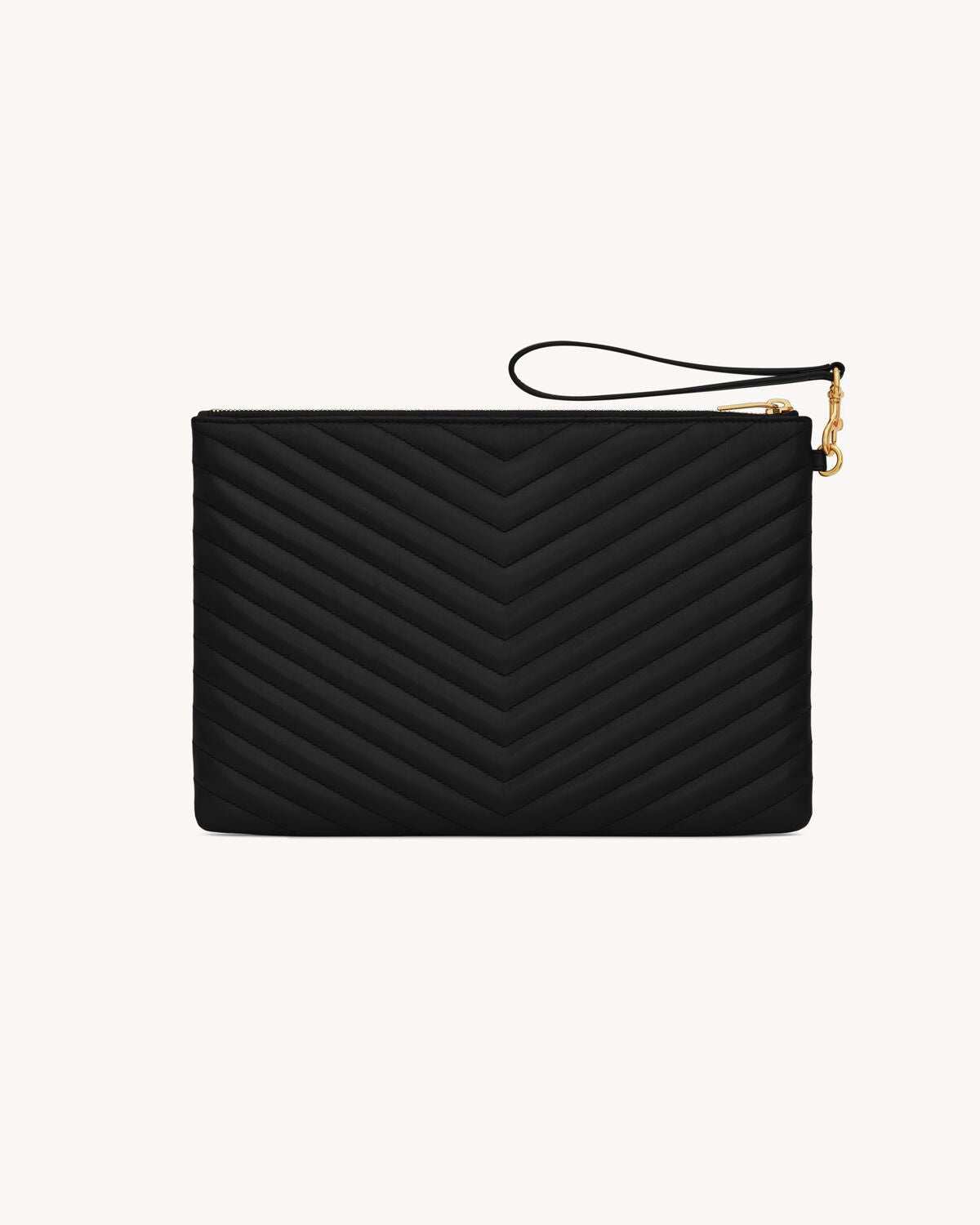 SAINT LAURENT Mini Clutch for Tablets - Luxurious Leather
